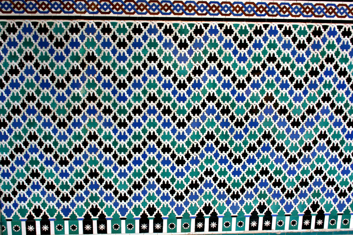 Andlusia blue green tiles