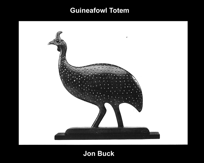 Guinea Fowl Totem by Jon Buck
